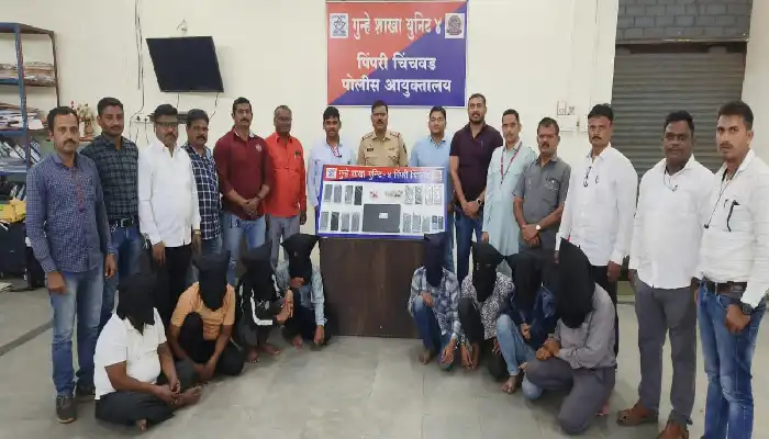 Pune Pimpri Chinchwad Crime News | 14 people arrested by Inter-state gang of online task fraud Gajaad, Pimpri Chinchwad Crime Branch