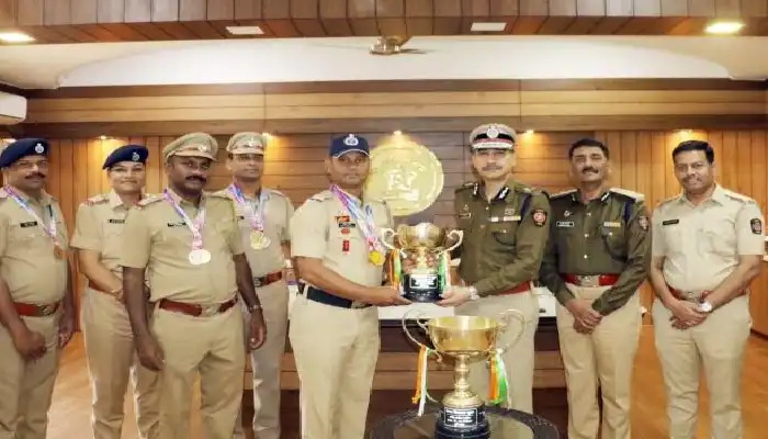 Pune Police News | API Rakesh Kadam of Pune Police Force selected in Indian team for Asian Shooting Championship to be held in Jakarta