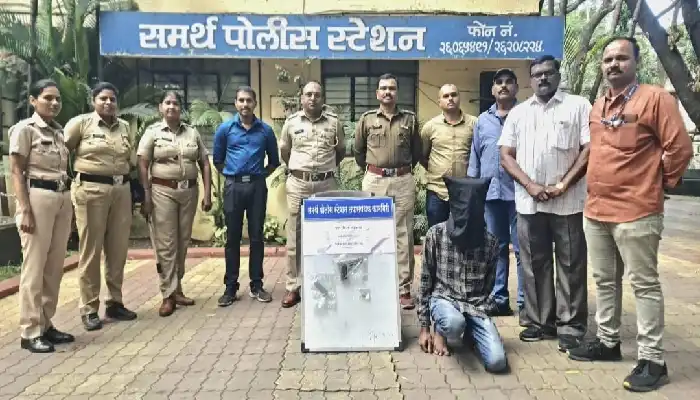 Pune Crime News | criminal arrested by Samarth police, pistol seized