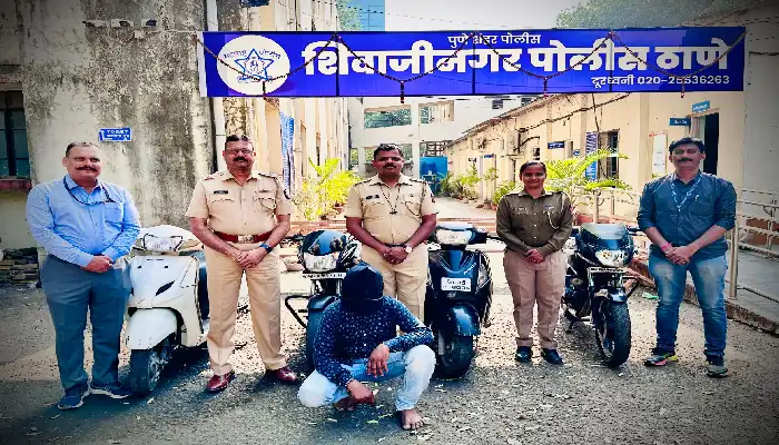 Pune Crime News | 52-year-old thief who stole two-wheelers for fun arrested by Shivajinagar police, four bikes seized