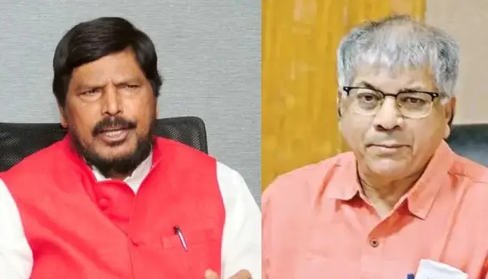 RPI Chief Ramdas Athawale | rpi chief ramdas athawale offers ministerial post to prakash ambedkar but one condition