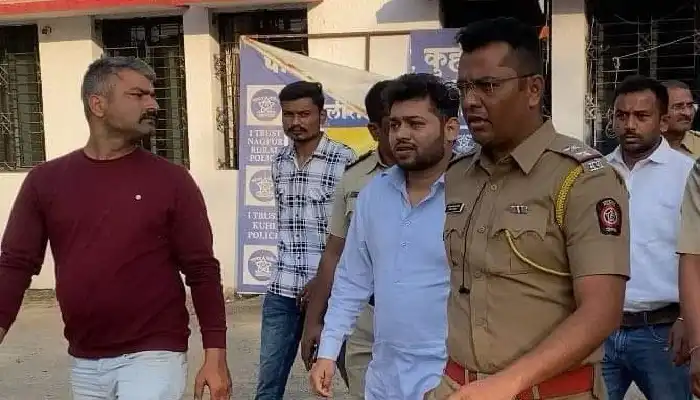 Nagpur Crime News | Youth Congress state president arrested for vandalizing PM's banner; Congress office bearers protested, Kunal Raut was threatened by Congress