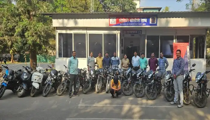 Pune Pimpri Chinchwad Crime | vehicle thief arrested by Bhosari police, 16 two-wheelers seized