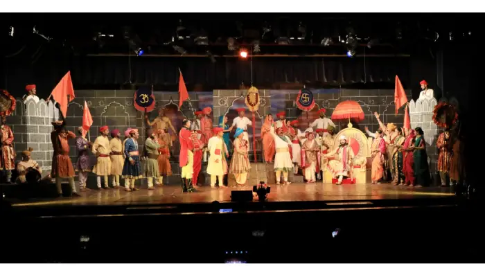 Pune Pimpri News | Launch of the historical play 'Shivtandav' on the occasion of Shiv Jayanti; A magnificent drama with as many as 37 artists and 9 songs, produced by Bhausaheb Bhoir's Morya Theatres