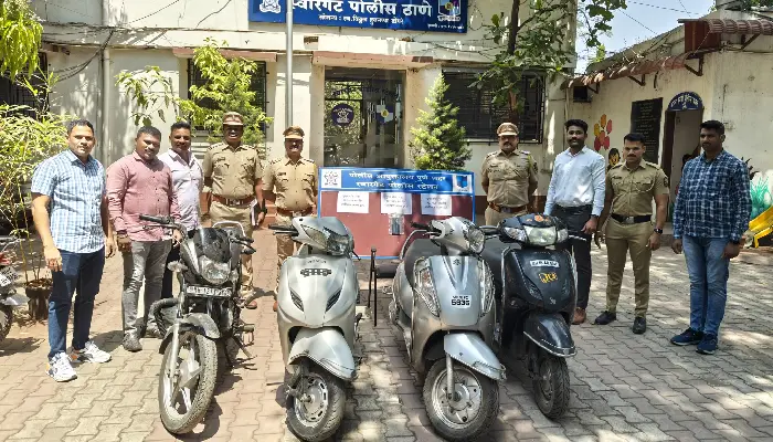 Pune Swargate Crime | Gangsters who stole vehicles and mobile phones in Swargate area, seized goods worth two lakhs in four crimes (Video)
