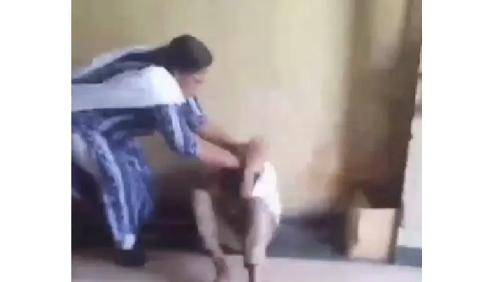 NMV School Pune | Punekar angry after seeing viral video of student being kicked by teacher in N.M.V school in Pune; Demand for Action (Video)