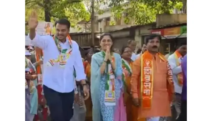 Revati Supriya Sule | Revati Supriya Sule Participating with Yugendra Pawar in campaigning of Baramati Lok Sabha