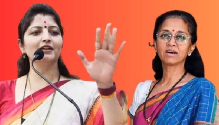 Rupali Chakankar On Supriya Sule | Rupali Chakankar attack on Supriya Sule, If there is any other small person left in the house, promote her too