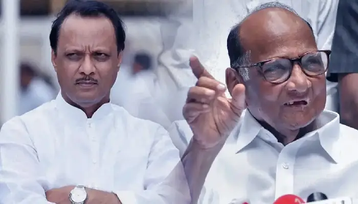 Sharad Pawar NCP On Ajit Pawar | Aggressive criticism of Sharad Pawar group went with BJP for this, Ajit Pawar and the inquiry of leaders is now closed